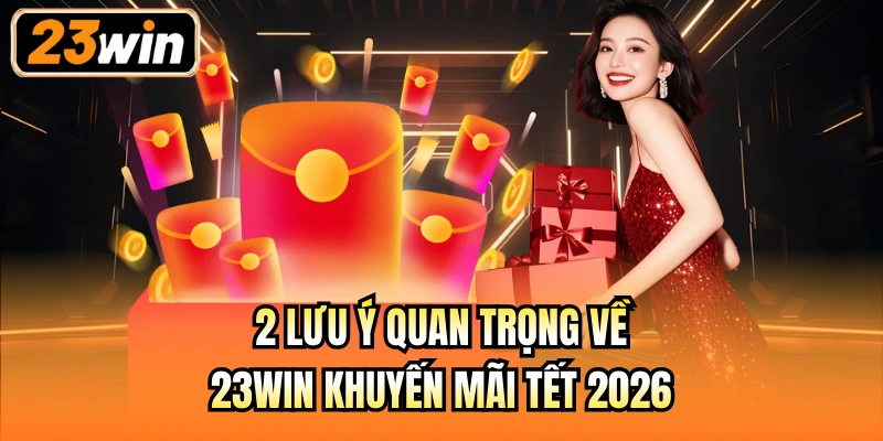 2 lưu ý quan trọng về 23Win khuyến mãi tết 2026