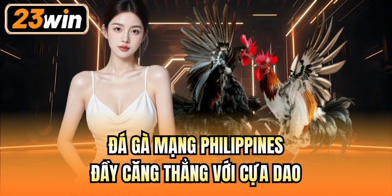 Đá gà mạng Philippines đầy căng thẳng với cựa dao